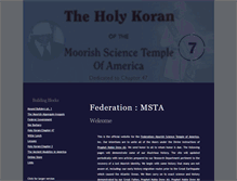 Tablet Screenshot of federationmsta.org